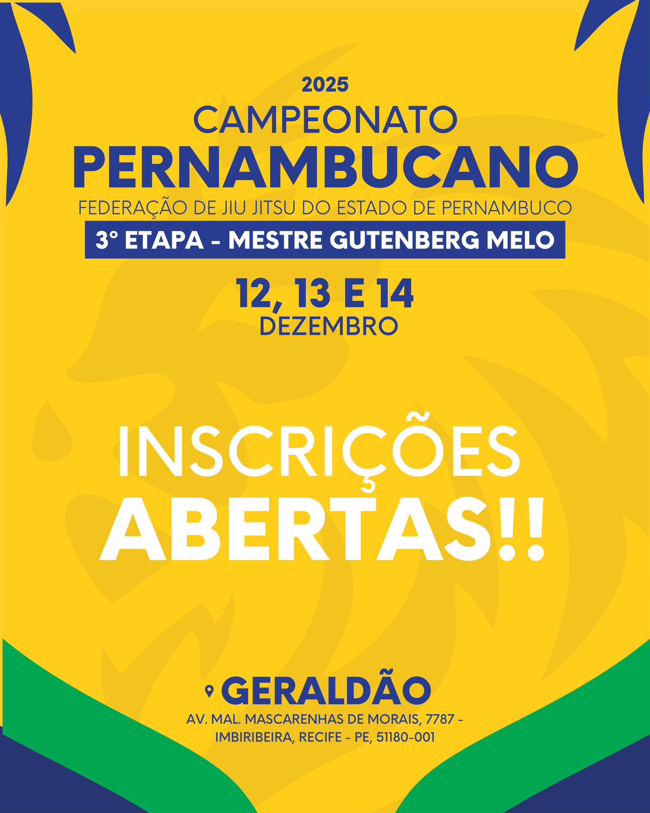 3º ETAPA PERNAMBUCANO - MESTRE  GUTENBERG MELO